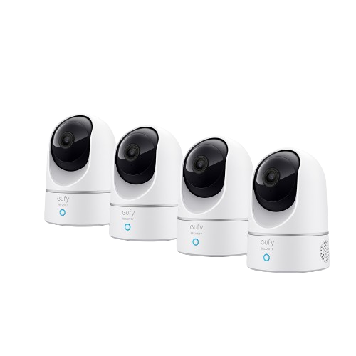 eufy-indoor-cam-e220-2k-kit-4-cam-ras-pan-tilt-360 image 1
