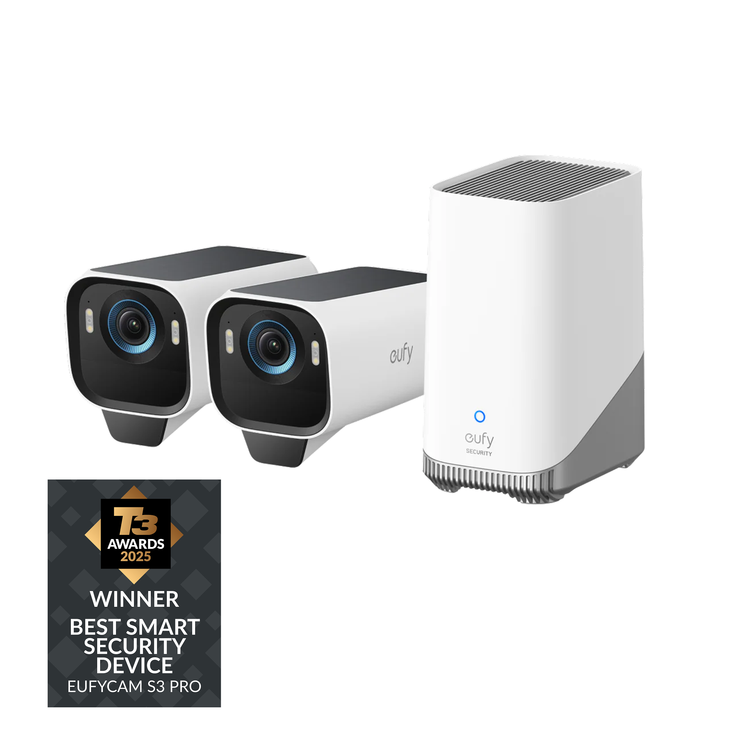 eufy-eufycam-s3-pro-2-cam-kit-cam-ra-ext-rieure-4k-solaire-maxcolor-vision image 1