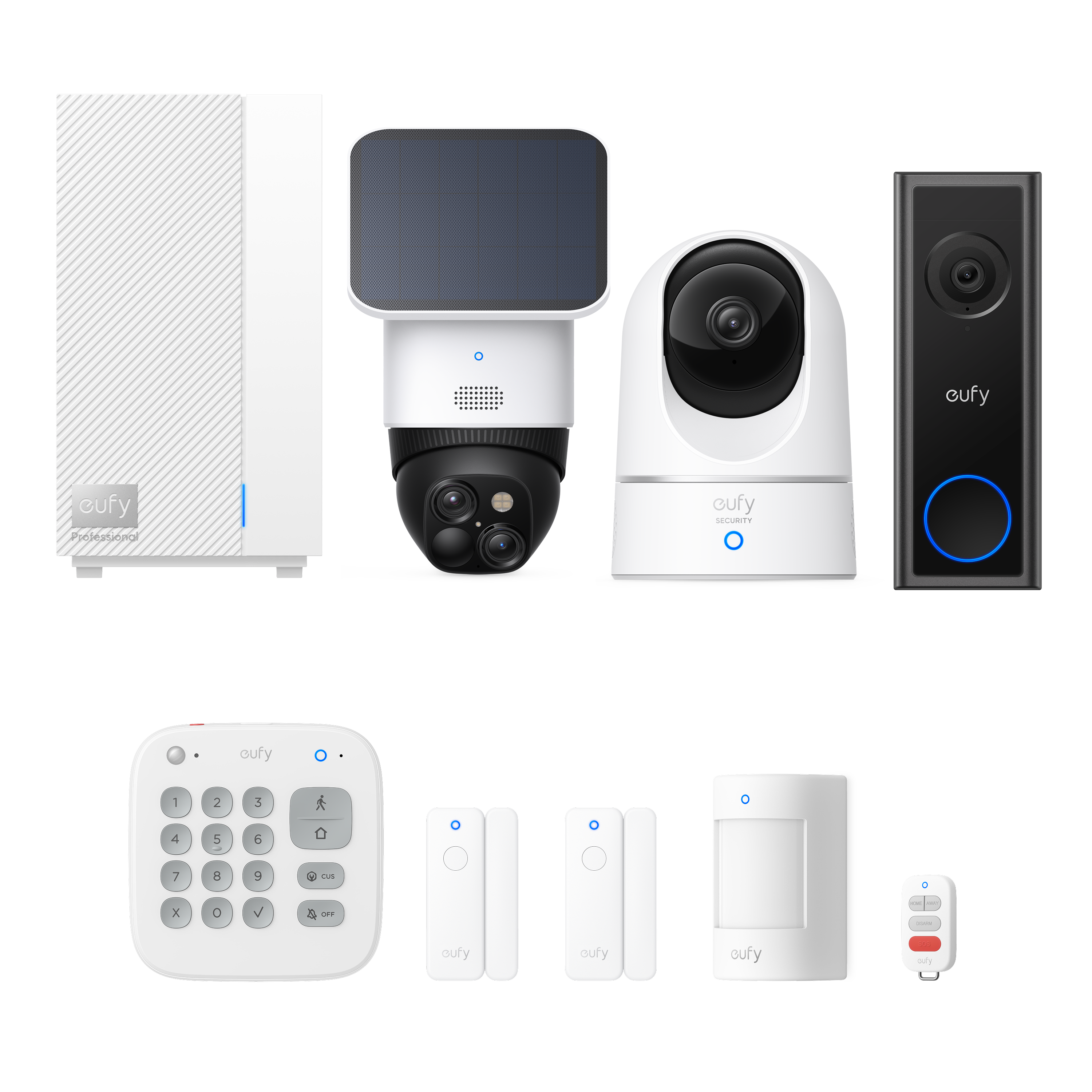 eufy-komplett-kit-de-s-curit-complet-sonnette-vid-o-cam-ras-360-capteurs-et-clav image 2