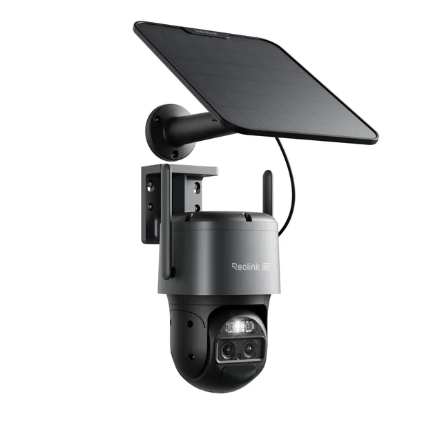 reolink-trackmix-gris-cam-ra-ext-rieure-solaire-4k-ptz-double-objectif image 1