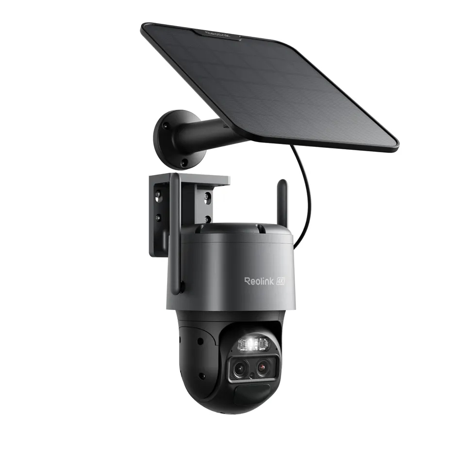 reolink-trackmix-gris-cam-ra-ext-rieure-solaire-4k-ptz-double-objectif image 1