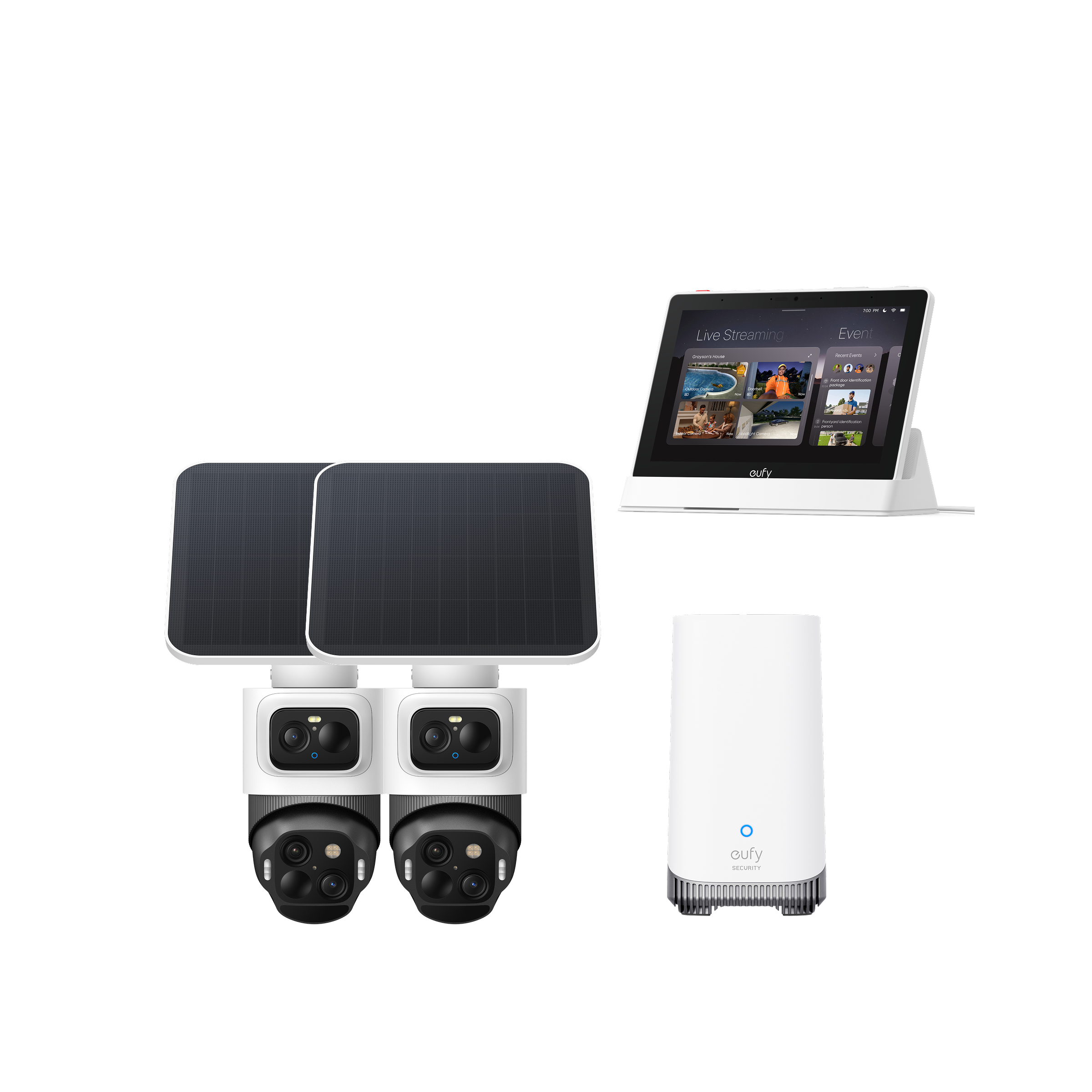 eufy-eufycam-s4-kit-2-cam-ras-smart-display-e10-cam-ra-bullet-ptz-triple-objecti-2 image 1