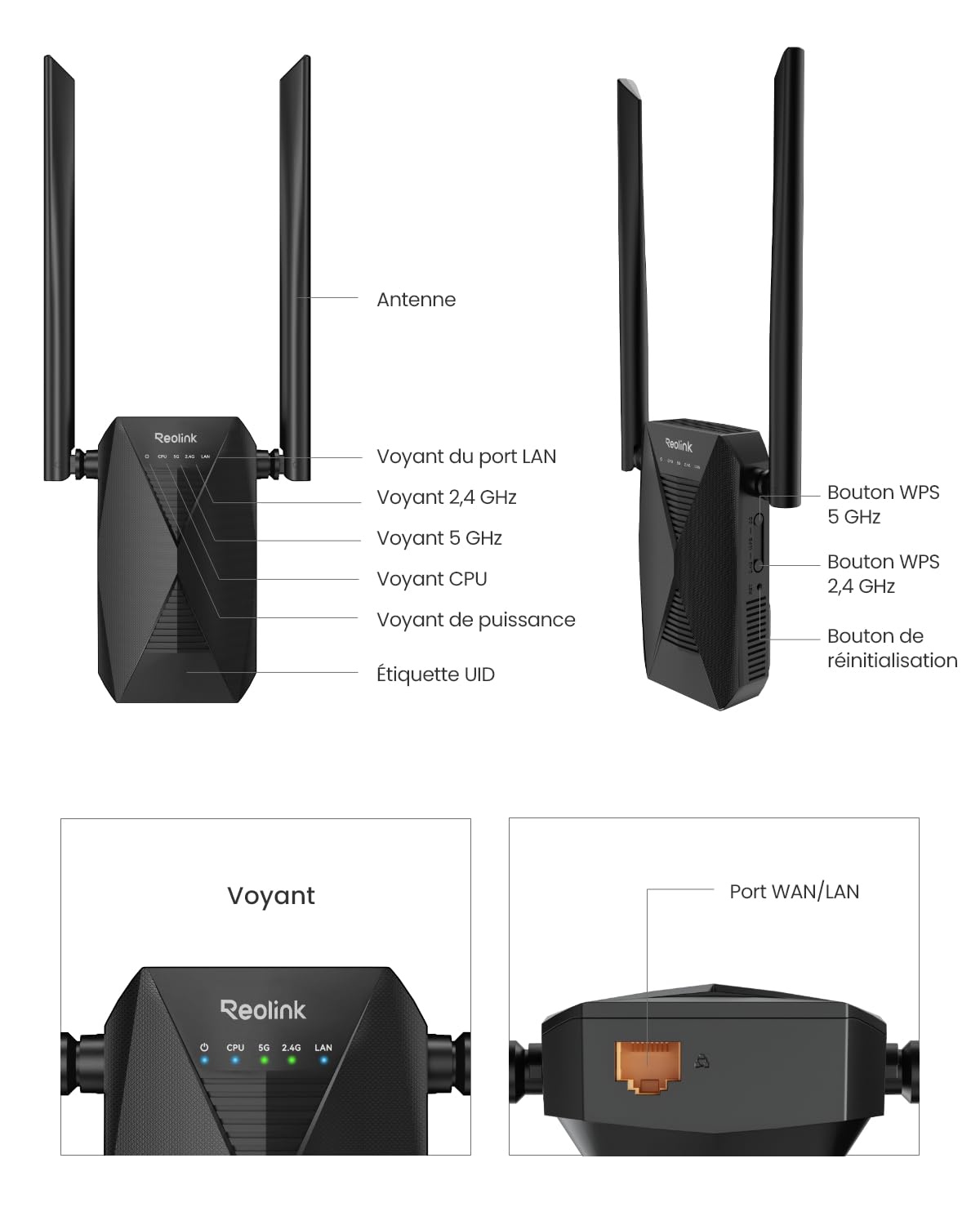reolink-rla-we1-r-p-teur-wifi-dual-band-1200-mbps-mesh-140-m-pour-cam-ras image 8