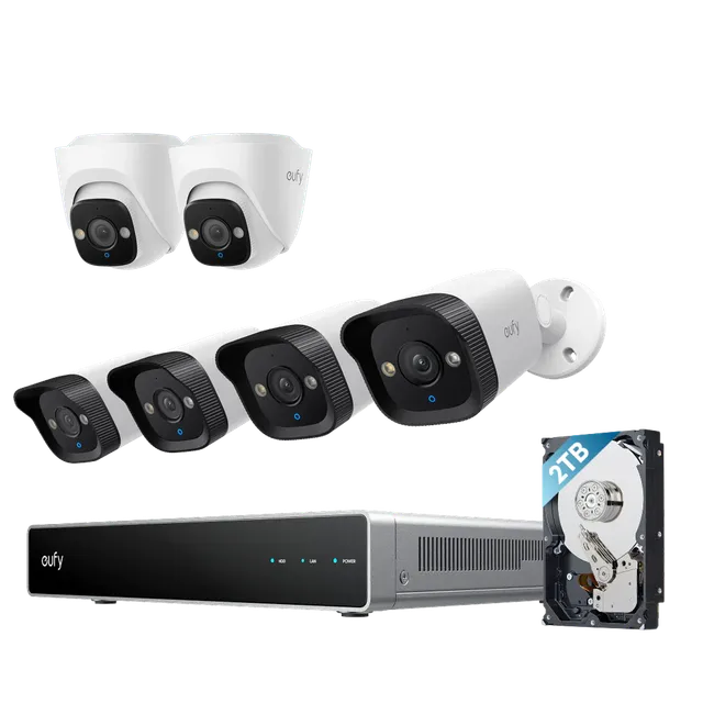 eufy-syst-me-vid-osurveillance-nvr-poe-e40-2-cam-ras-tourelle-e41-4k image 1