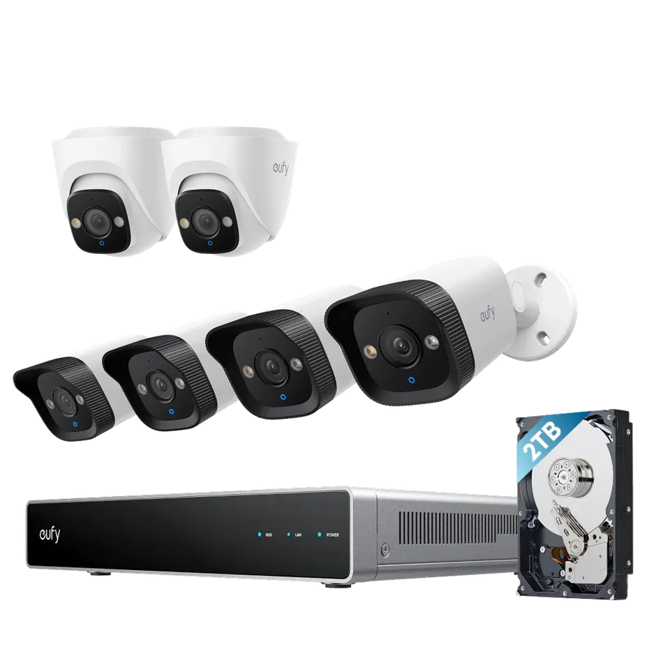 eufy-syst-me-vid-osurveillance-nvr-poe-e40-2-cam-ras-tourelle-e41-4k image 1