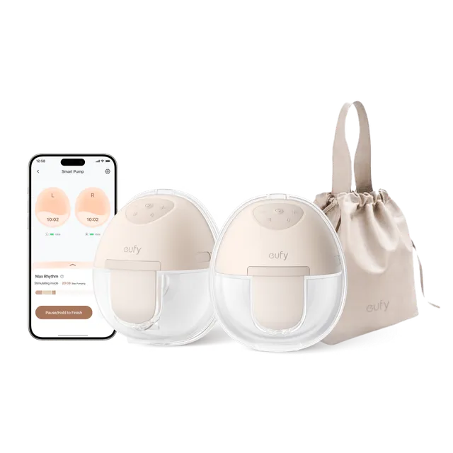 eufy-wearable-breast-pump-e10-tire-lait-mains-libres-connect image 1