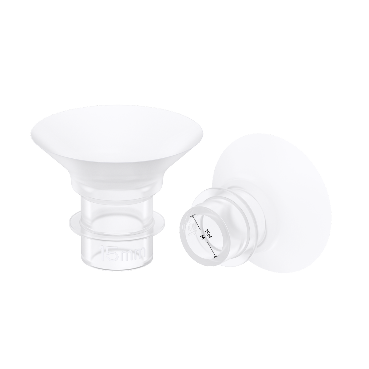 eufy-insert-de-calibrage-15-mm-lot-de-2-pour-tire-lait-portable-e10-e20-s1-s1-pr image 2