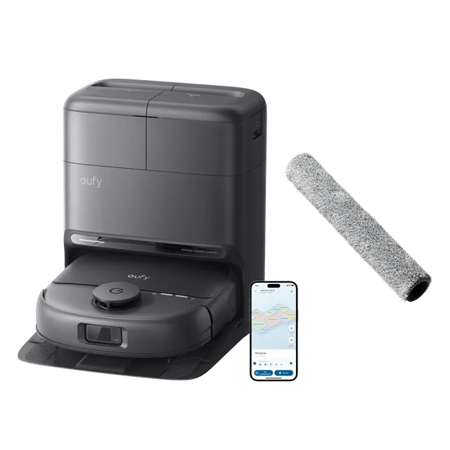 eufy-omni-c28-aspirateur-robot-lavant-15000-pa-station-5-en-1-et-patin-rotatif image 1