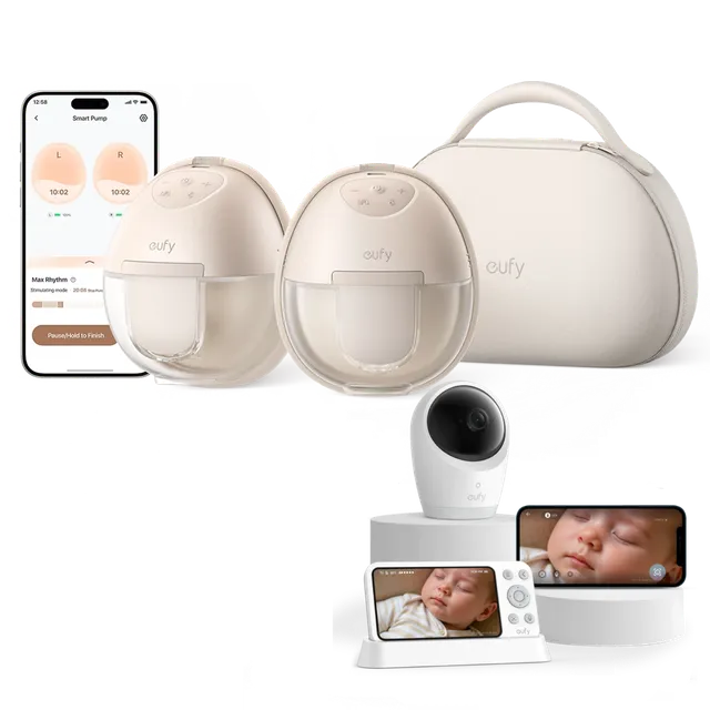 eufy-tire-lait-portatif-s1-pro-baby-monitor-e21 image 1