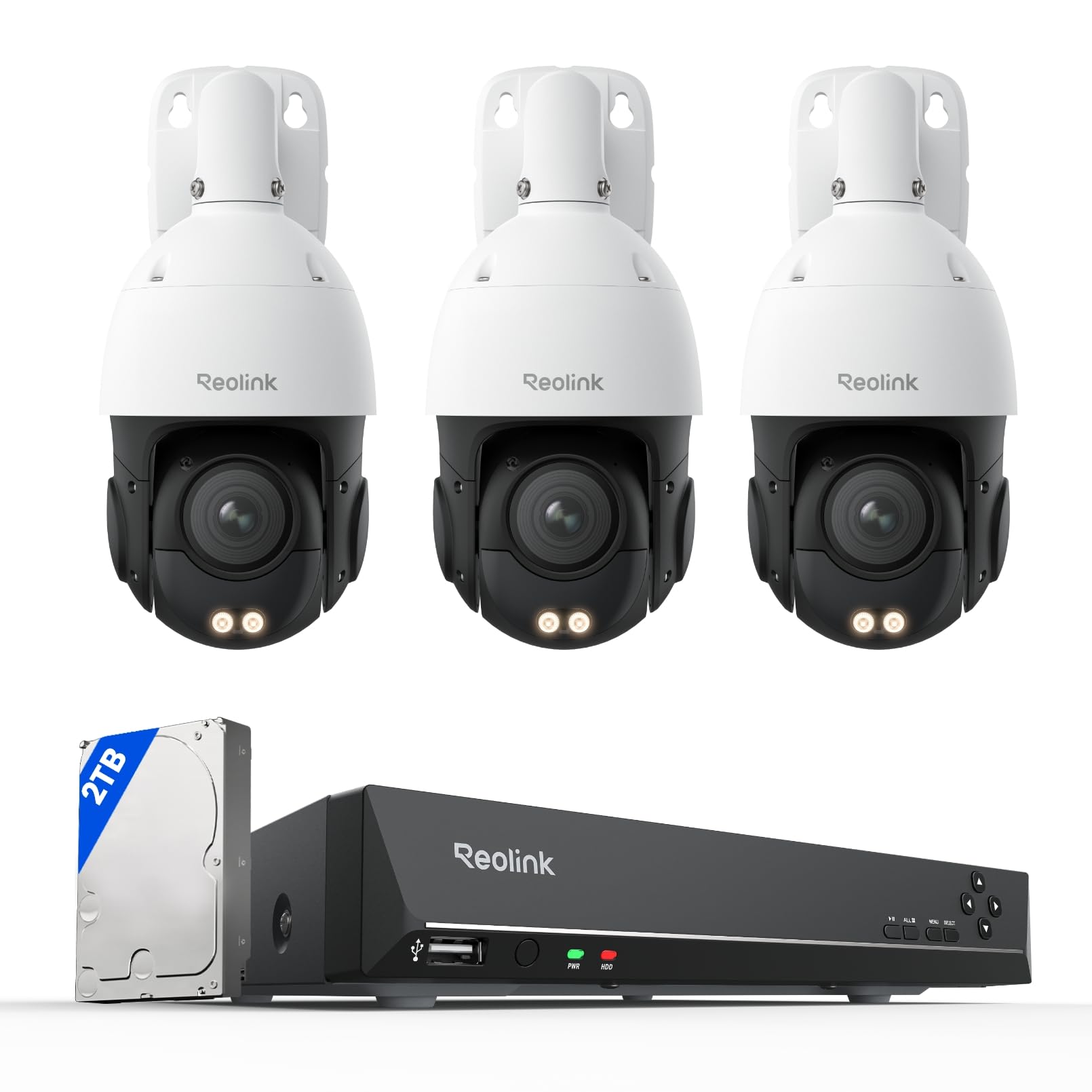 reolink-rlc-823s1-cam-ra-ptz-poe-4k-zoom-optique-5x-nvr-8-canaux-4k-disque-2-to image 1