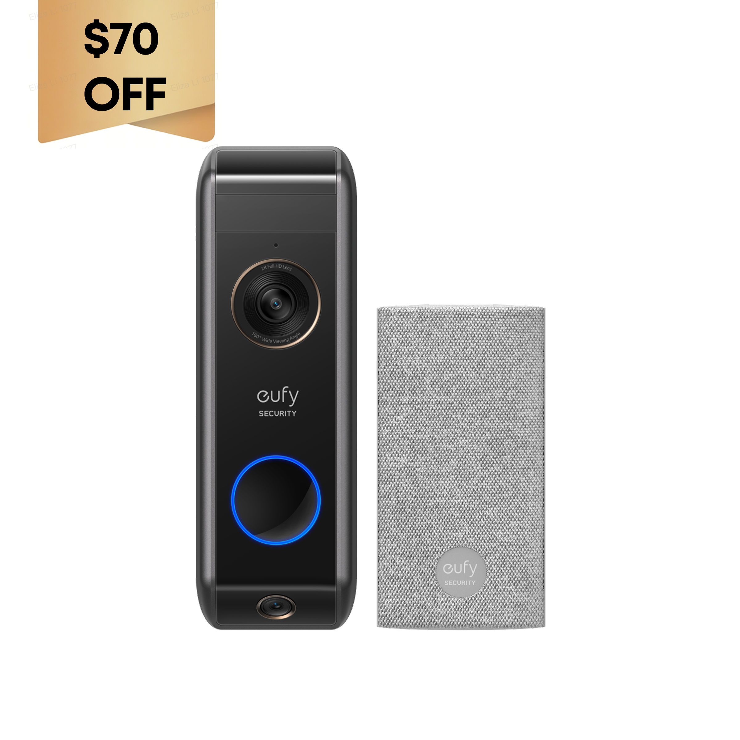 eufy-video-doorbell-wired-s330-sonnette-vid-o-filaire-double-cam-ra-2k-hdr image 1
