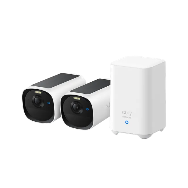 eufycam-e40-kit-2-cam-ras-homebase-s280-solaire-2k image 1