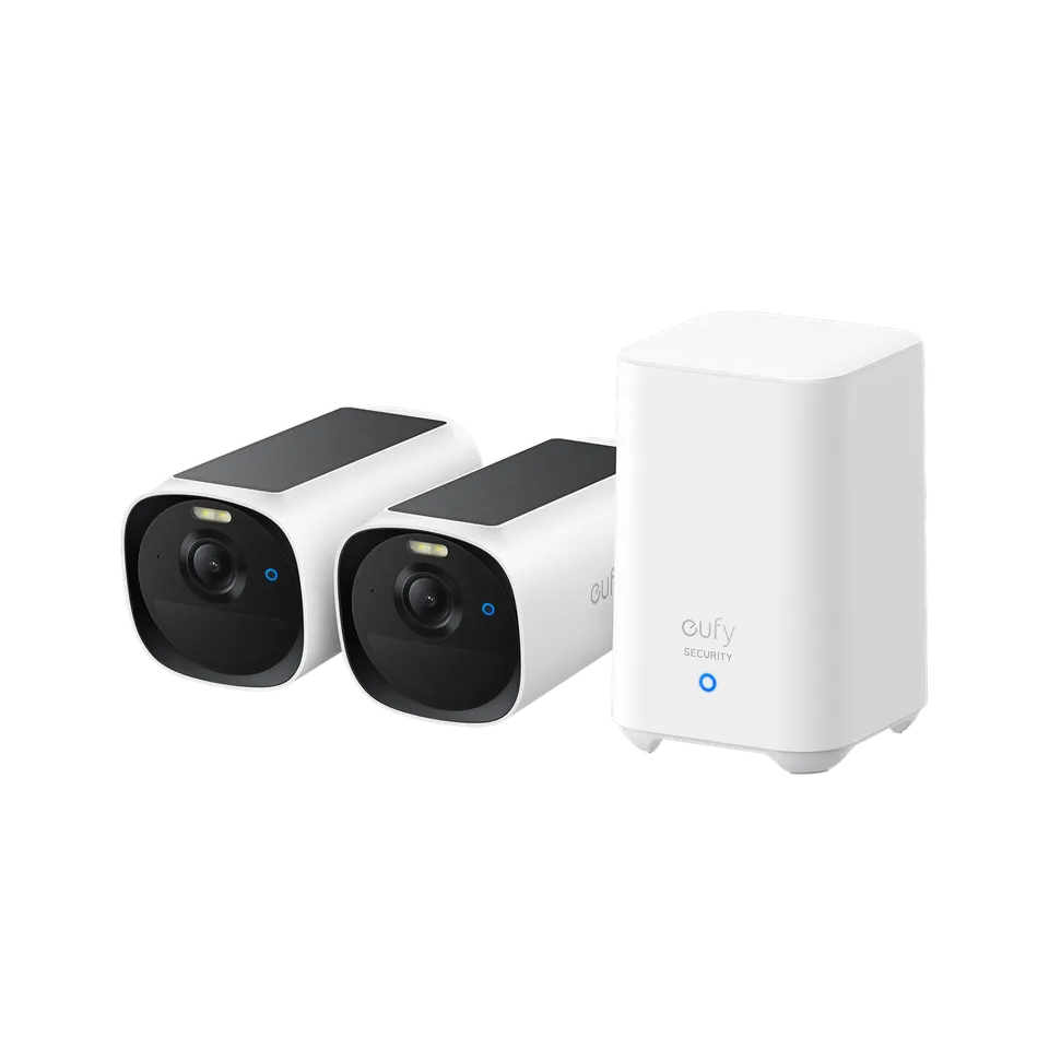 eufycam-e40-kit-2-cam-ras-homebase-s280-solaire-2k image 1