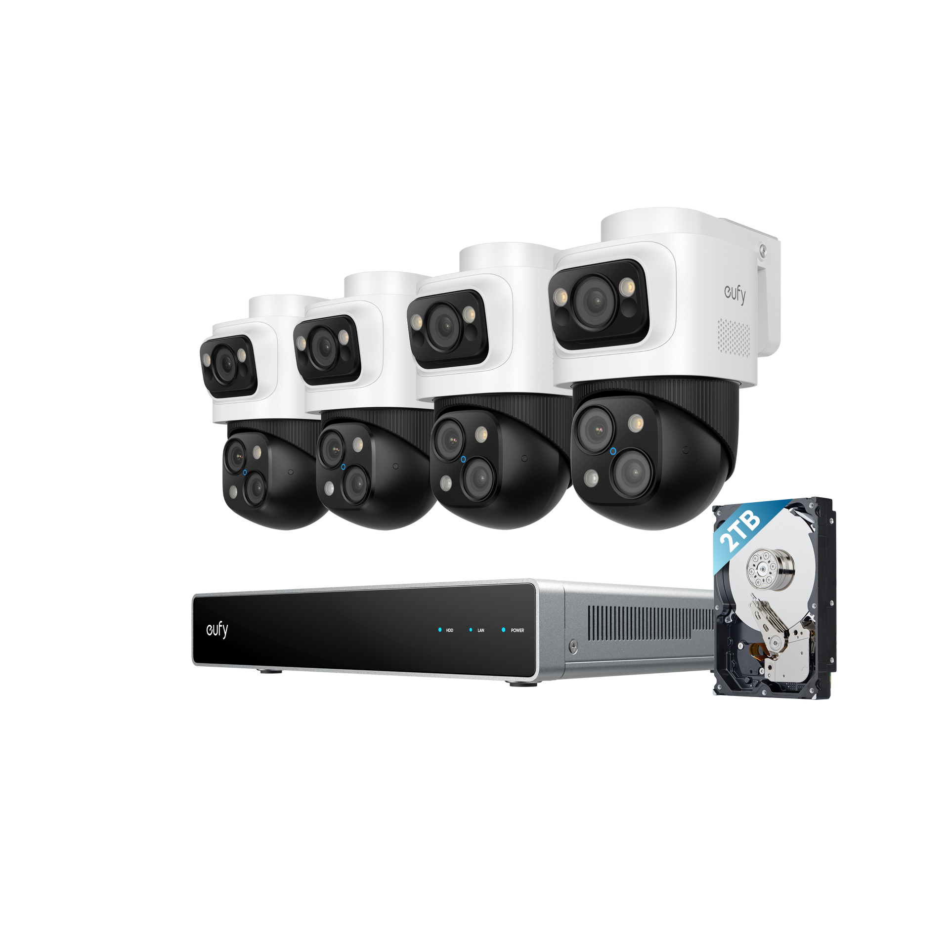 eufy-poe-nvr-security-system-s4-max-cam-ra-bullet-ptz-triple-objectif-16mp image 1