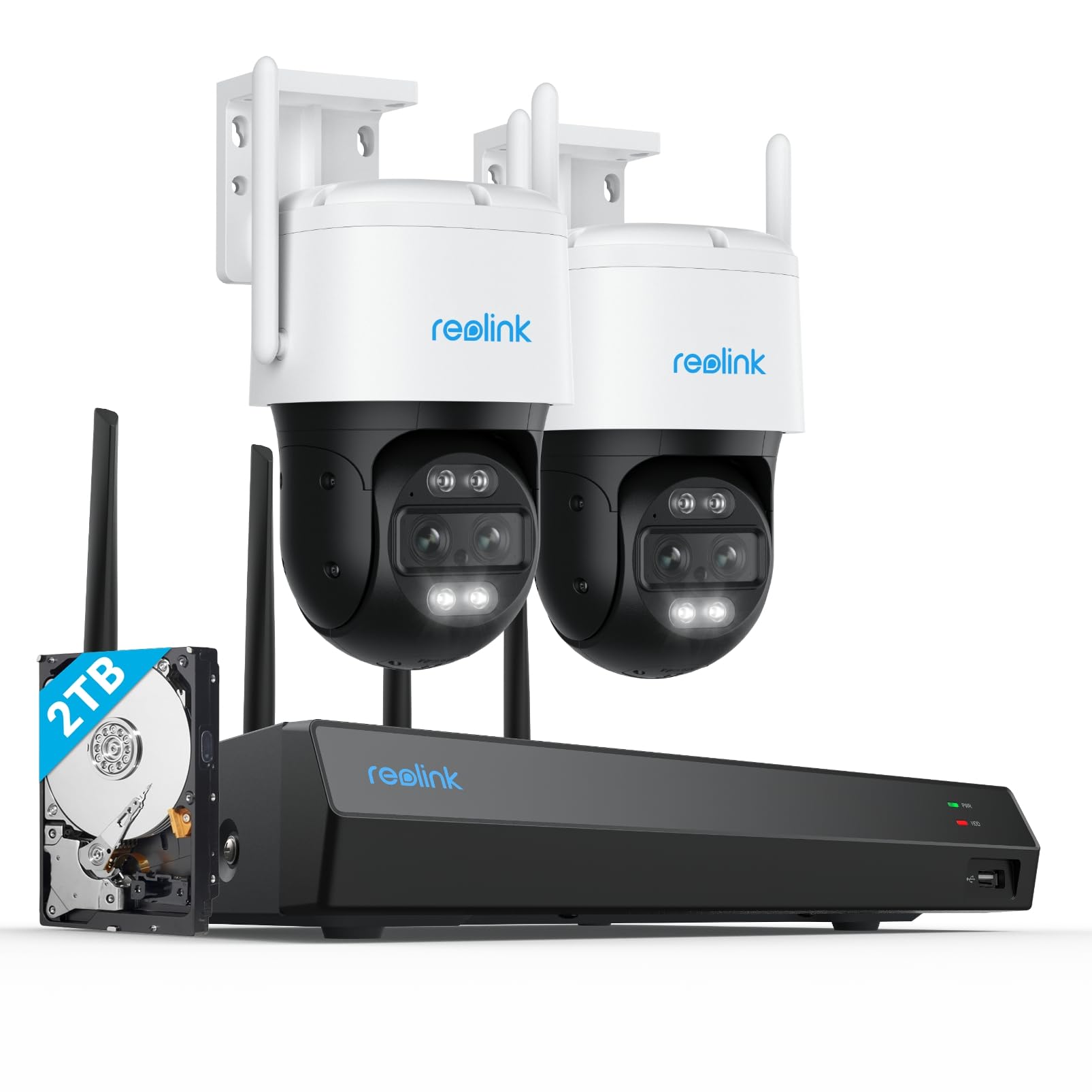 reolink-rlk12-800wtm2-kit-4k-ptz-wi-fi-6-8mp-suivi-auto-360-nvr-12ch-2-to image 1