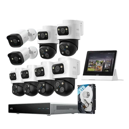 eufy-nvr-poe-s4-max-2-cam-ras-bullet-ptz-poe-s4-2-cam-ras-poe-e40-smart-display image 1