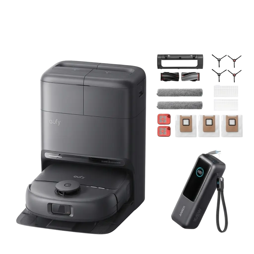 eufy-omni-c28-robot-aspirateur-laveur-avec-station-5-en-1-15000-pa image 1