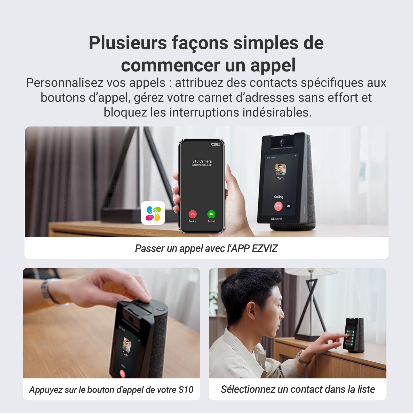 ezviz-s10-cam-ra-int-rieure-wifi-2k-4mp-360-avec-cran-et-appel-vid-o image 5