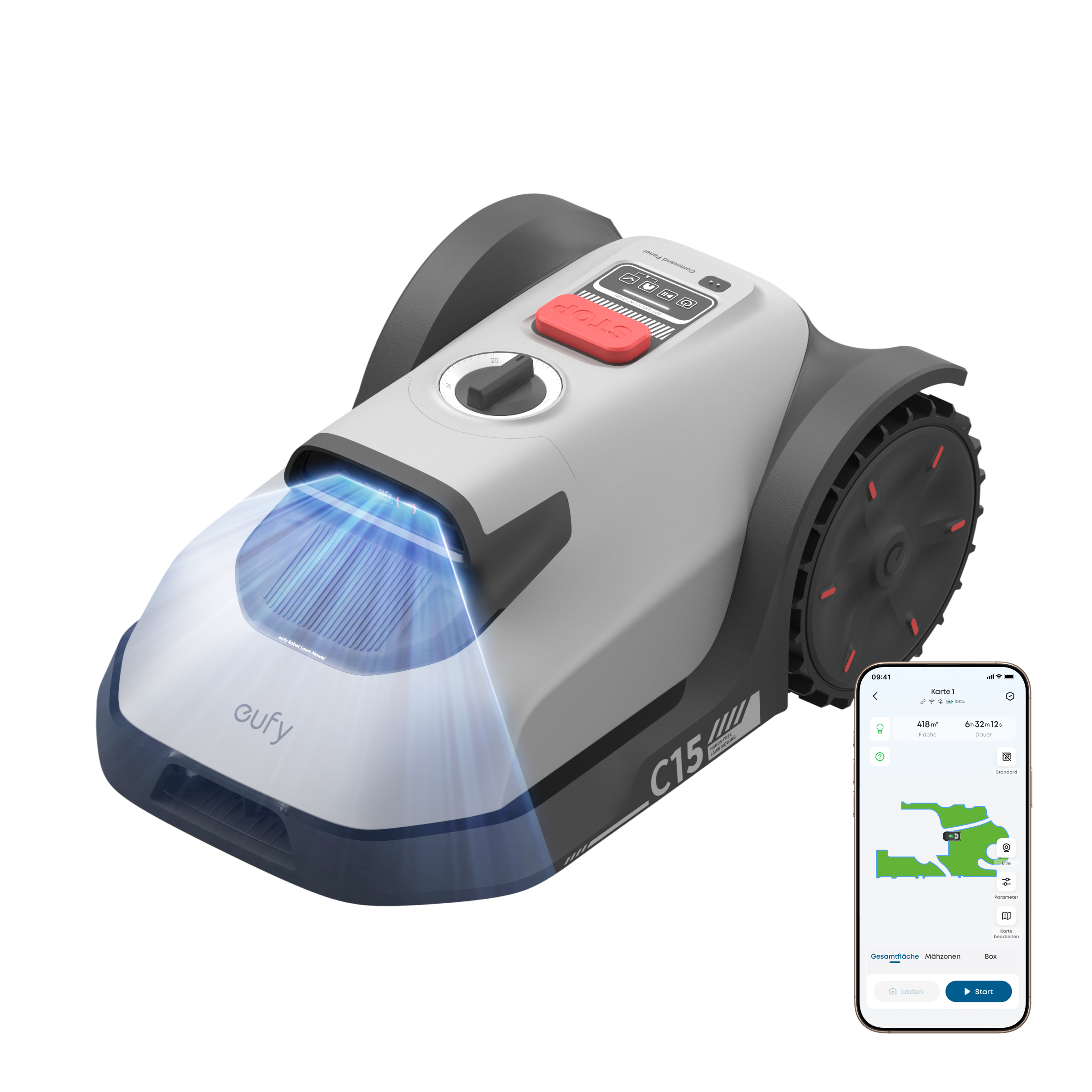 eufy-robot-lawn-mower-c15-robot-tondeuse-sans-fil image 1