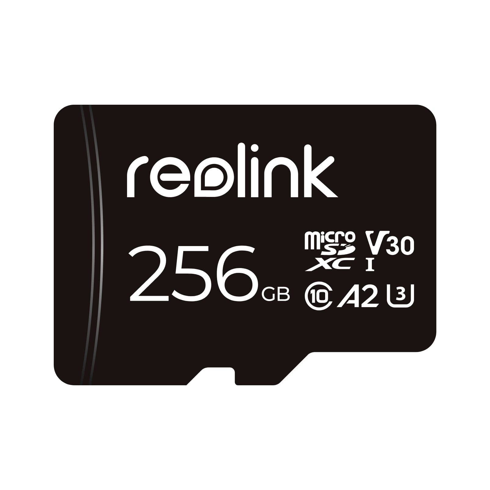 reolink-256gb-microsdxc-carte-m-moire-a2-u3-classe-10-pour-cam-ras-de-surveillan image 1
