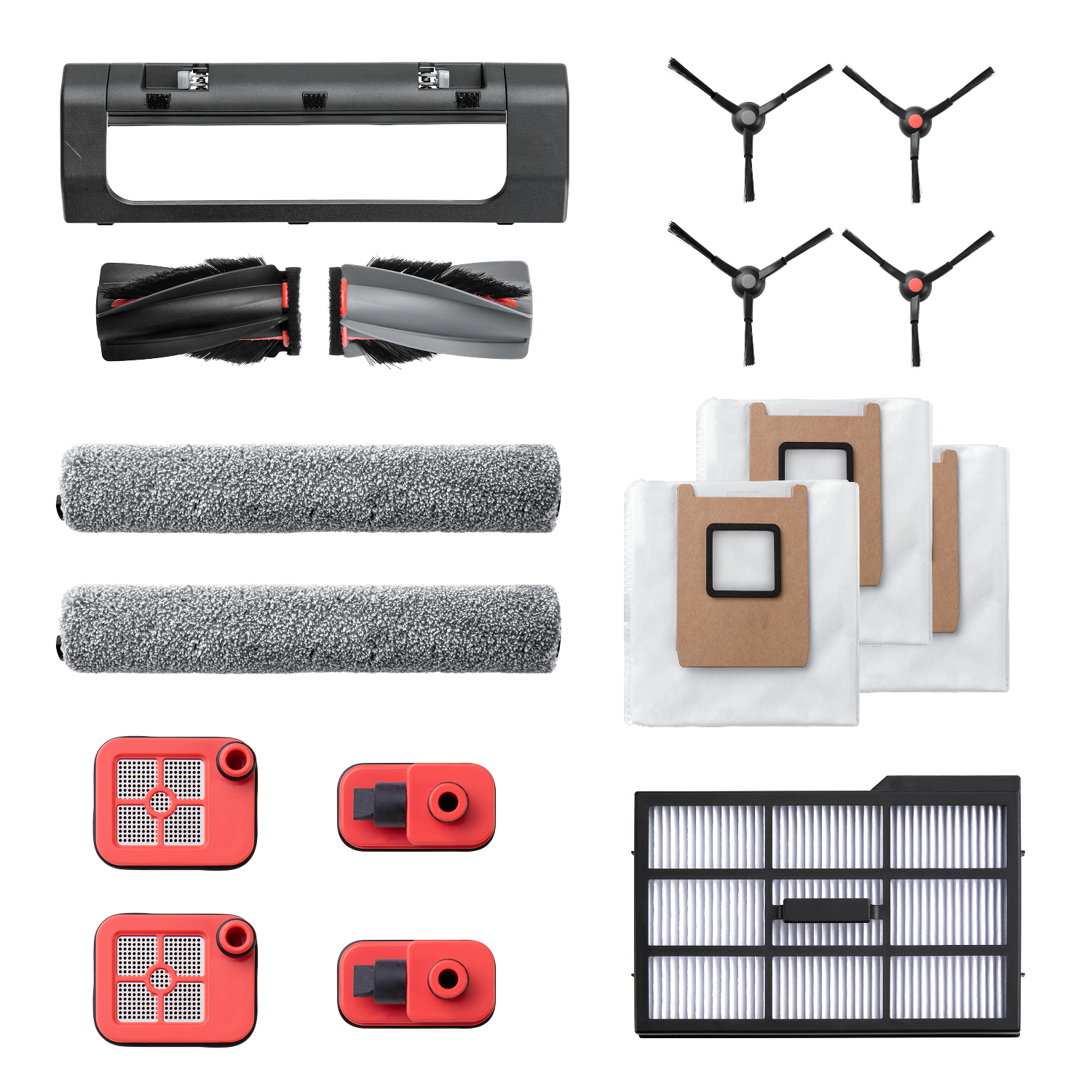 eufy-pack-accessoires-pour-e28-et-e25-brosses-filtre-sacs-et-serpilli-res image 1