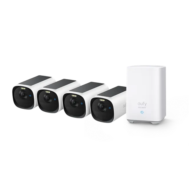 eufy-eufycam-e40-kit-4-cam-ras-2k-homebase-s280 image 1