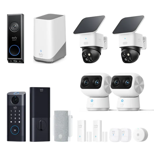 eufy-whole-home-premium-bundle-solocam-s340-doorbell-e340-homebase-s380 image 1