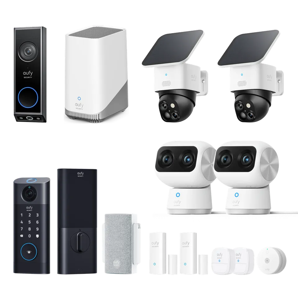 eufy-whole-home-premium-bundle-solocam-s340-doorbell-e340-homebase-s380 image 1