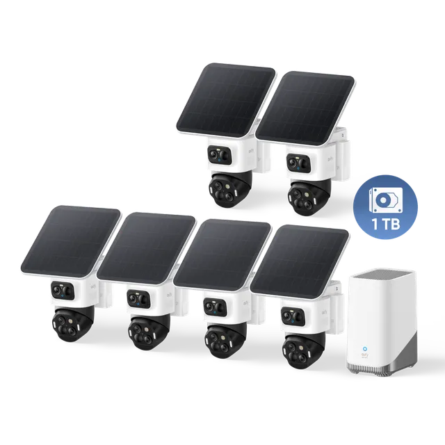 eufy-eufycam-s4-kit-6-cam-ras-homebase-s380-disque-1-to image 1