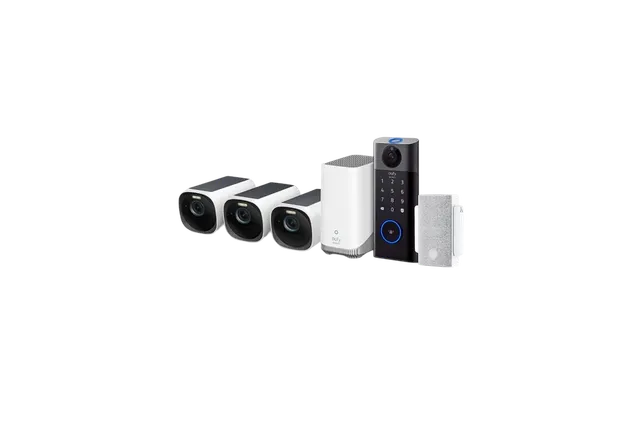 eufy-eufycam-3-pack-de-3-serrure-connecte9e-vide9o-smart-lock-combo image 1