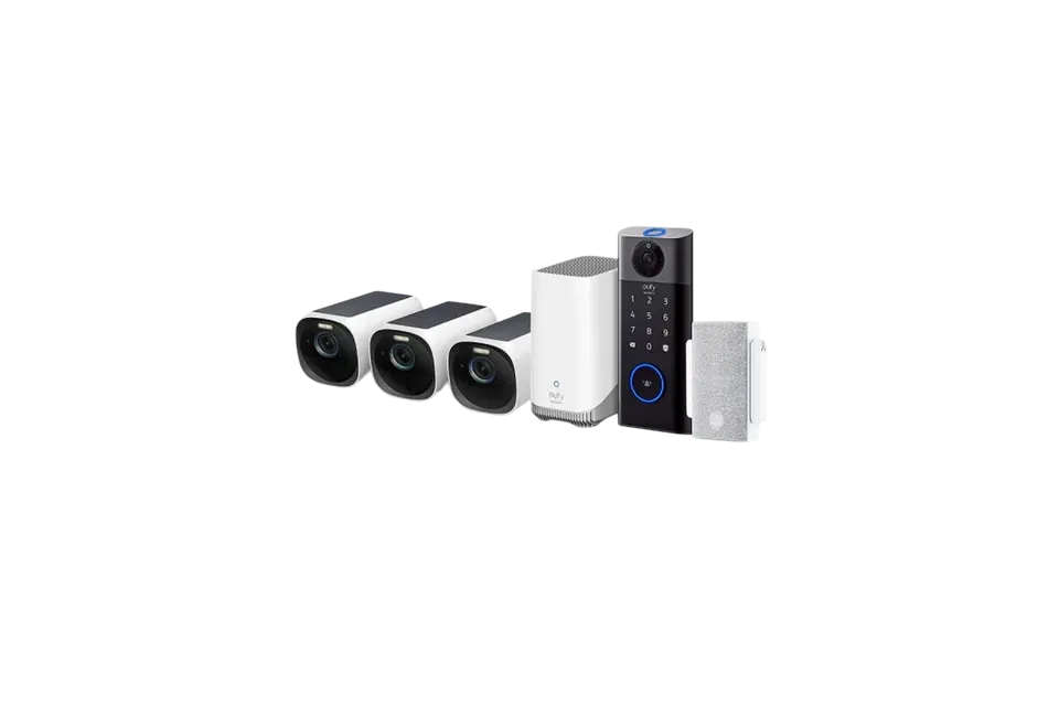 eufy-eufycam-3-pack-de-3-serrure-connecte9e-vide9o-smart-lock-combo image 1