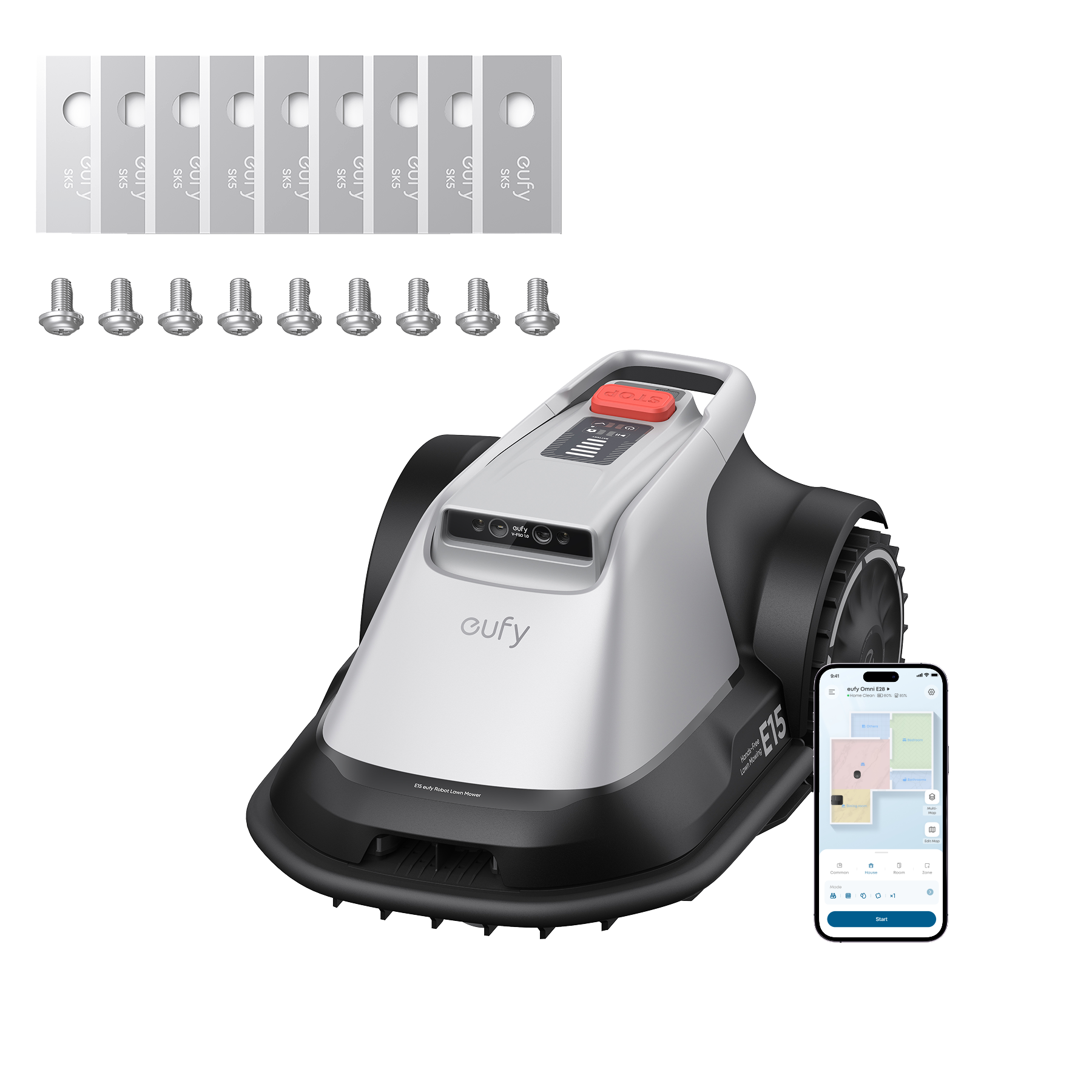 eufy-robot-lawn-mower-e18-jeu-de-lames-robot-tondeuse image 2