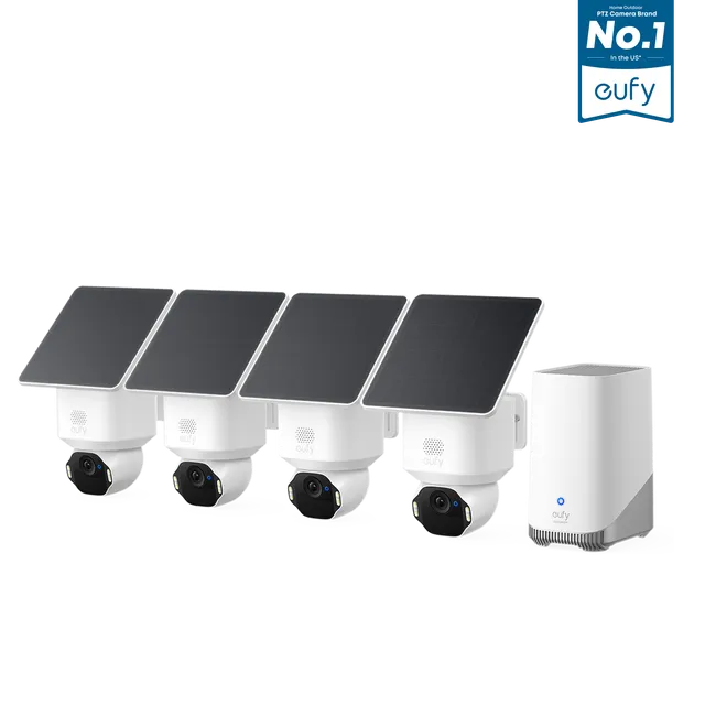 eufy-solocam-e42-kit-4-cam-ras-4k-homebase-s380 image 1