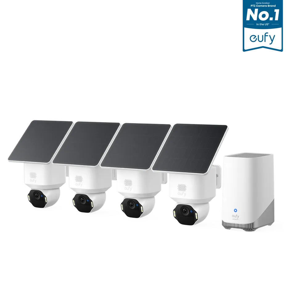 eufy-solocam-e42-kit-4-cam-ras-4k-homebase-s380 image 1