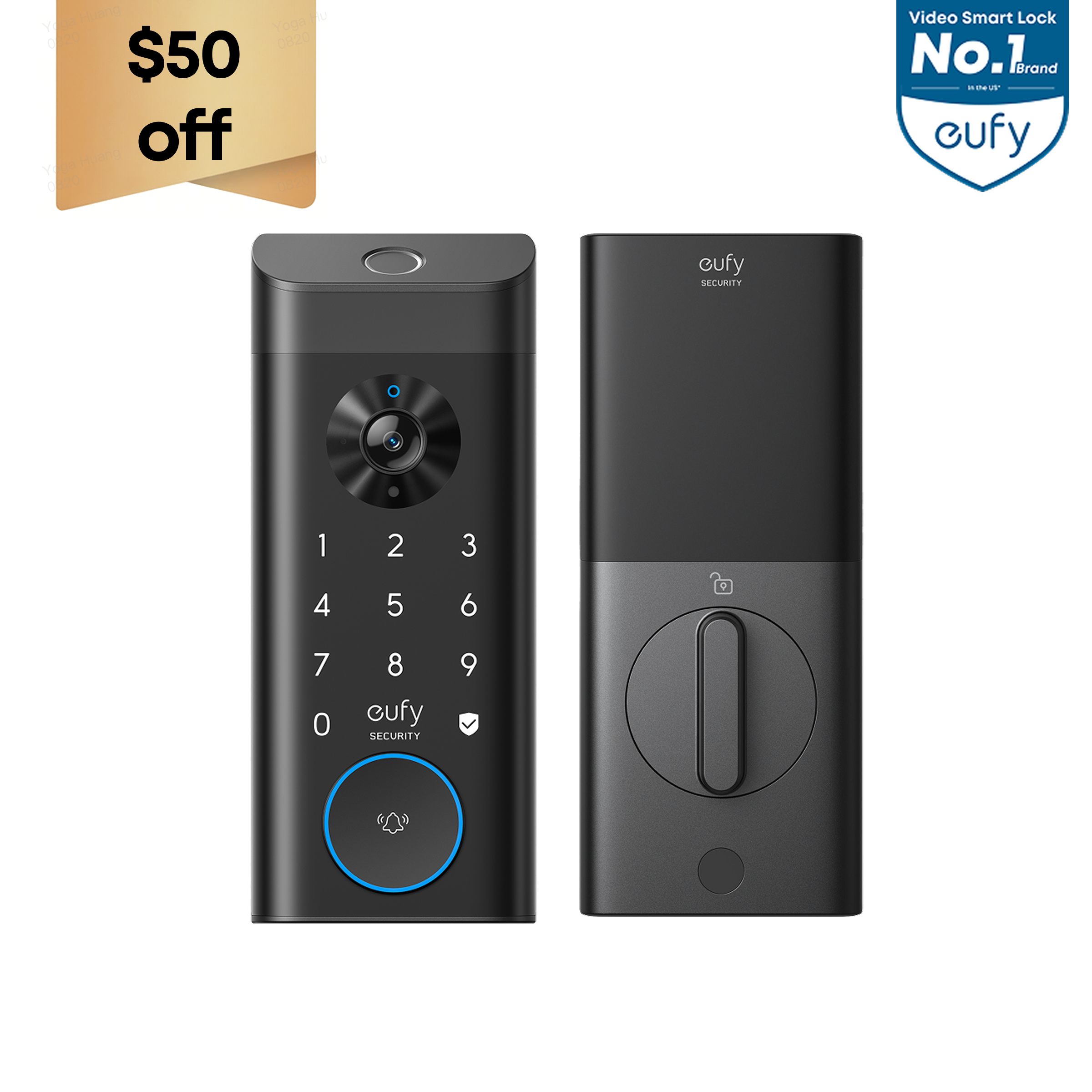 eufy-video-smart-lock-e330-serrure-connect-e-3-en-1-avec-cam-ra-2k-sonnette-vid- image 1