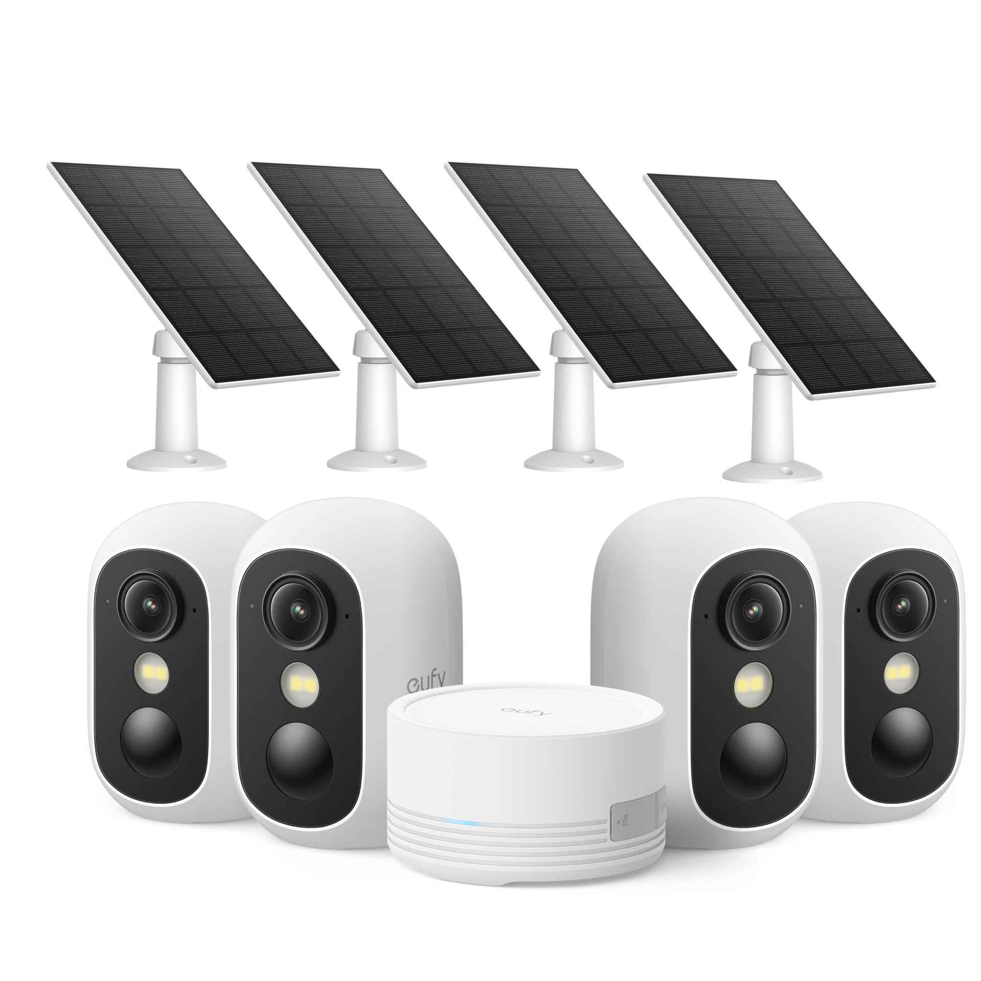 eufy-kit-2-cam-ras-c35-homebase-mini-et-panneau-solaire-ip67-4k image 2