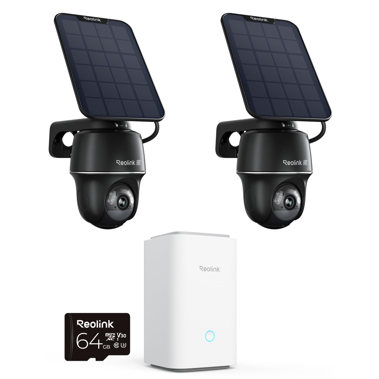 reolink-kit-2-1-argus-pt-ultra-sp-4k-wi-fi-6-home-hub-syst-me-solaire-360 image 1