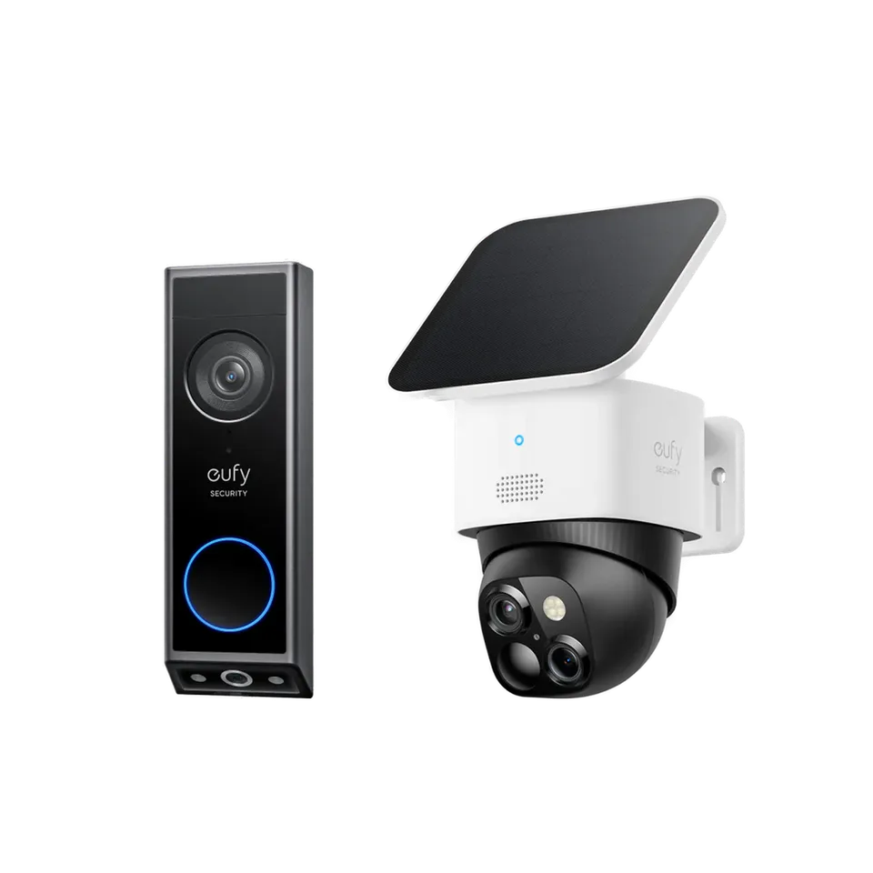 eufy-solocam-s340-sonnette-vid-o-e340-pack-surveillance-double-cam-ra image 1