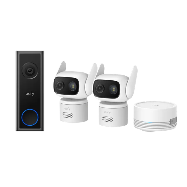 eufy-video-doorbell-c30-cam-c31-pan-tilt-x2-avec-homebase-mini image 1