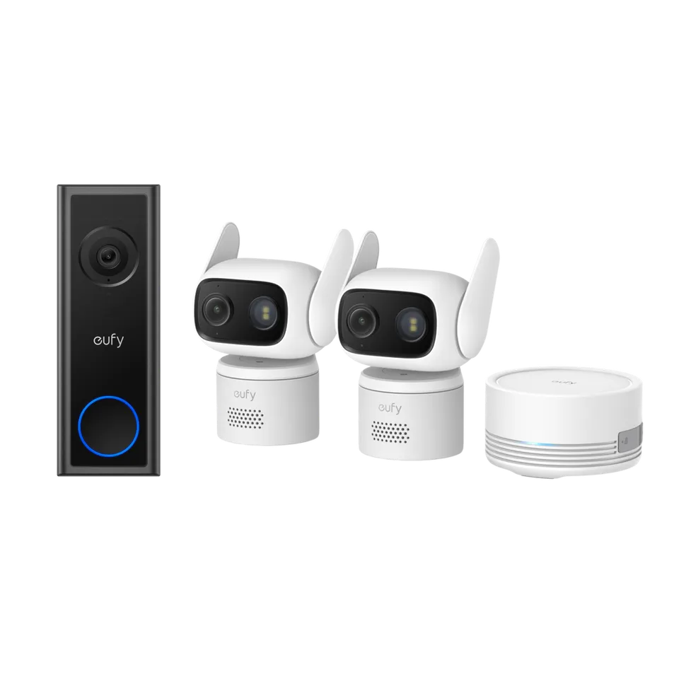 eufy-video-doorbell-c30-cam-c31-pan-tilt-x2-avec-homebase-mini image 1