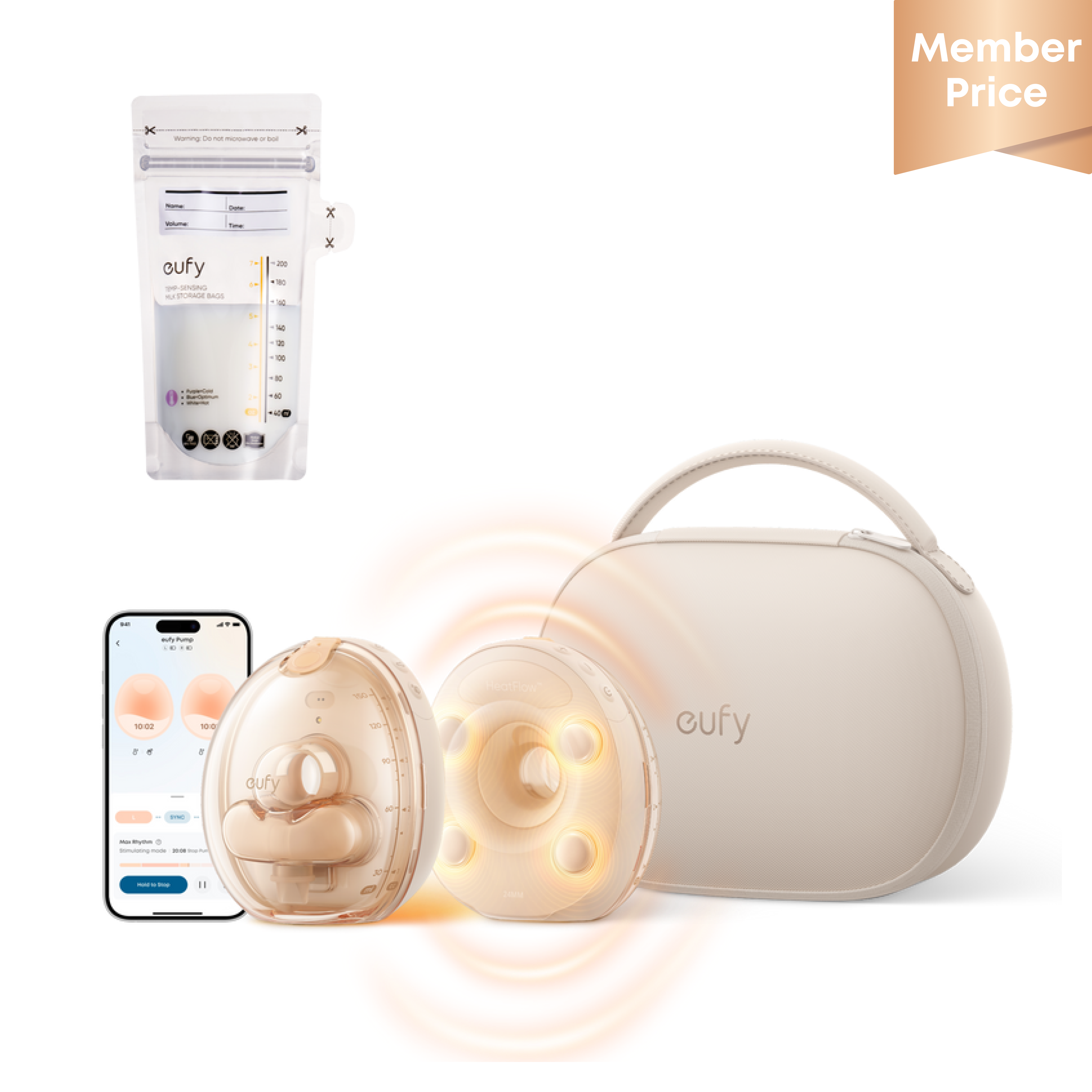 eufy-s2-pro-tire-lait-lectrique-avec-sac-de-lait image 1