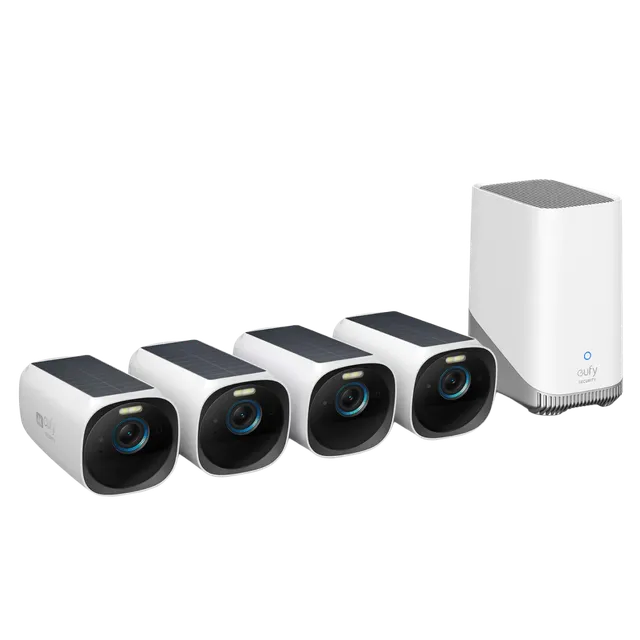 eufycam-s330-eufycam-3-kit-de-4-cam-ras-surveillance-4k-avec-forever-power-solai image 1