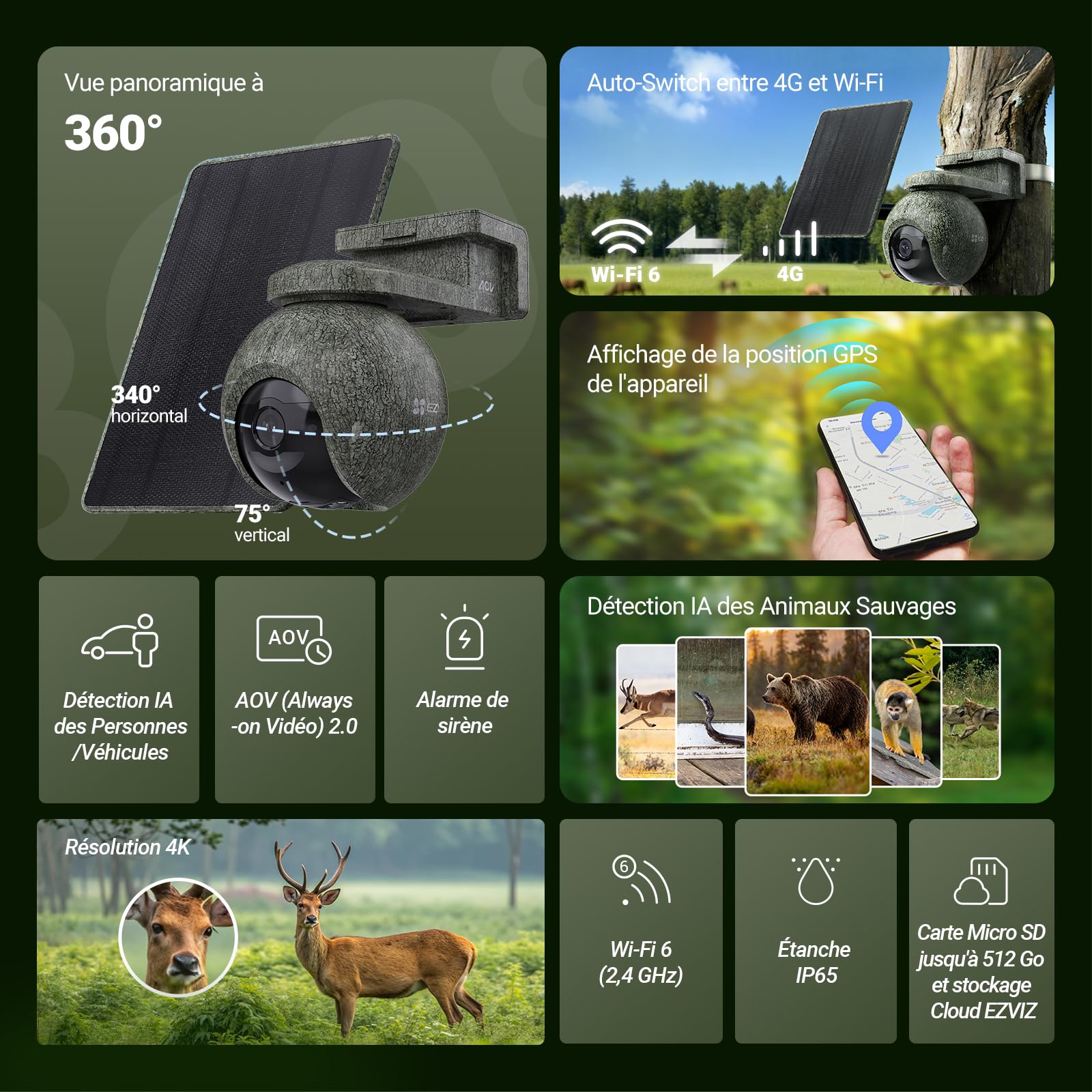 ezviz-eb8-pro-ranger-cam-ra-surveillance-ext-rieure-4k-4g-wifi-panneau-solaire-8 image 2