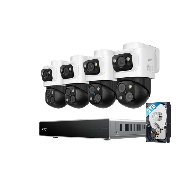 eufy-poe-nvr-security-system-s4-max-cam-ra-bullet-ptz-triple-objectif-16mp image 1