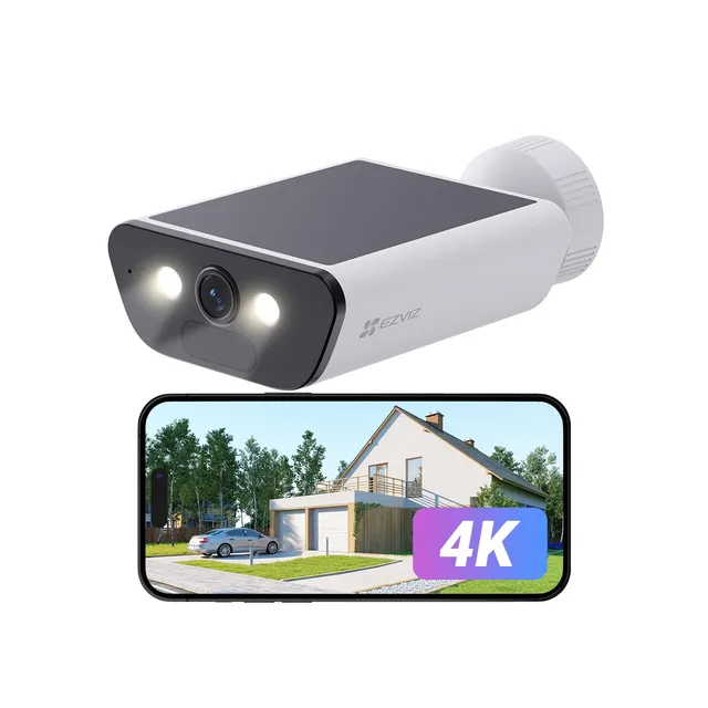 ezviz-cb5-cam-ra-ext-rieur-sans-fil-4k-8mp-avec-panneau-solaire-int-gr-s-rie-cb8 image 1