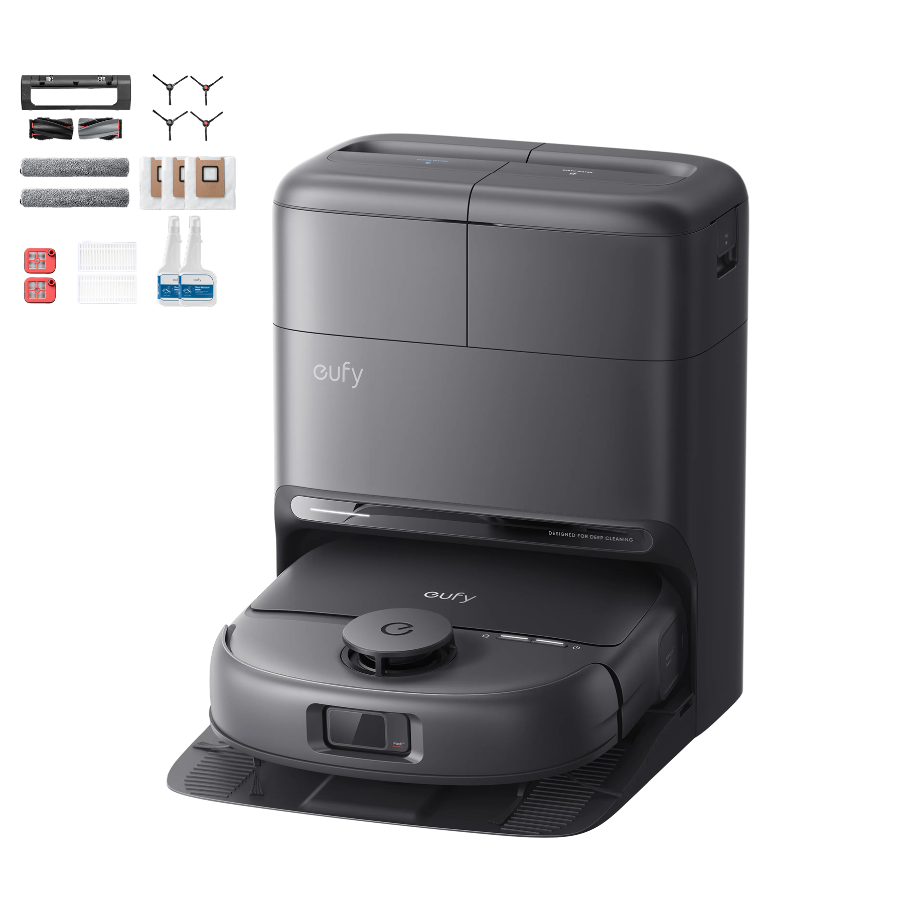 eufy-omni-c28-robot-aspirateur-laveur-avec-station-5-en-1-kit-6-mois image 1