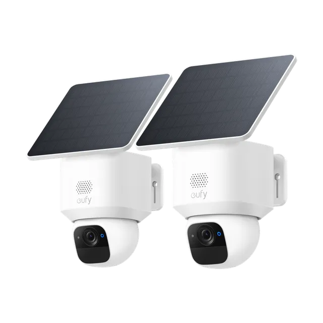 eufy-solocam-e30-pack-de-2-cam-ras-ext-rieures-sans-fil-360-avec-panneau-solaire image 1