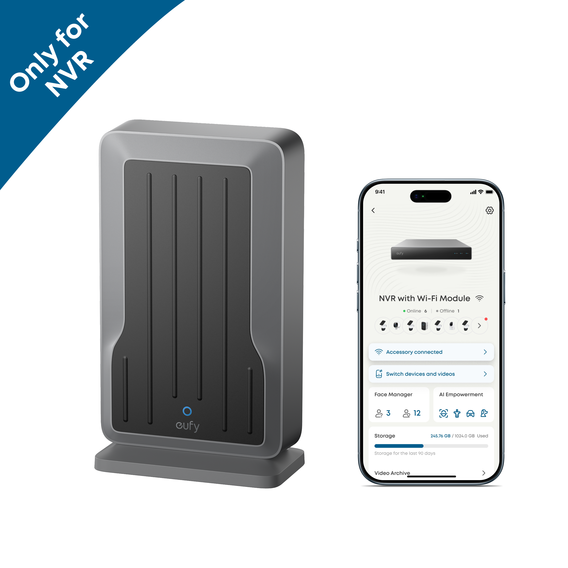 eufy-module-wi-fi-nvr-extension-pour-syst-me-nvr-poe-eufy image 1
