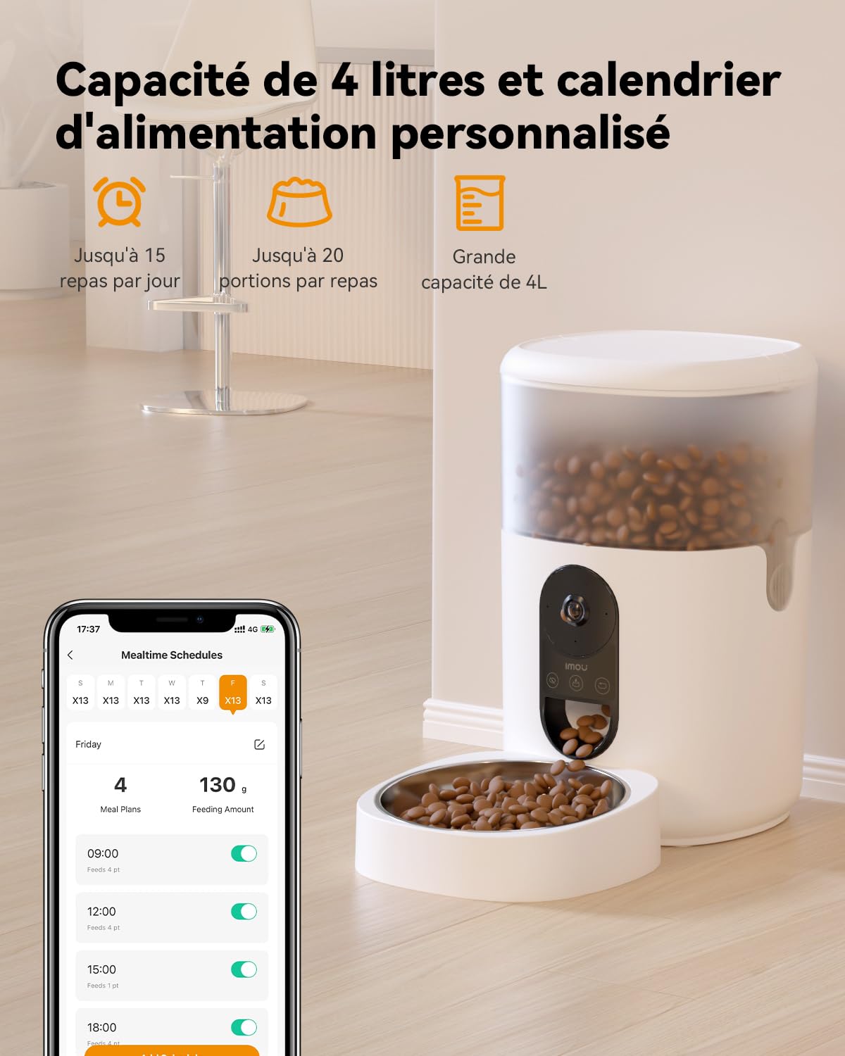 imou-rv1-distributeur-croquettes-chat-automatique-4l-avec-cam-ra-360-4mp image 2