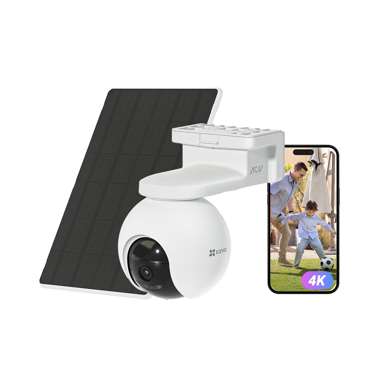 ezviz-cb8-pro-kit-cam-ra-surveillance-wifi-ext-rieure-solaire-4k-sans-fil image 1